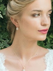 Ivory & Co Gold Belmont And Crystal Teardrop Set - Image 2 of 5