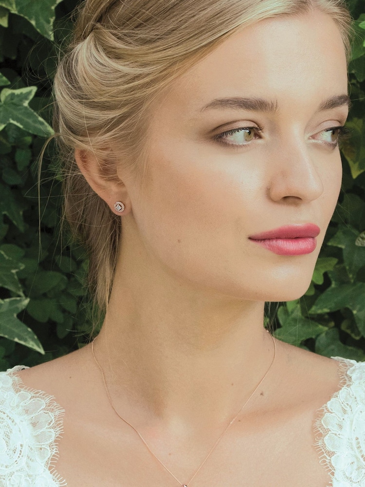 Ivory & Co Rose Gold Balmoral Crystal Dainty Set - Image 3 of 5