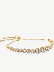 Ivory & Co Gold Marseille Crystal Graduating Bracelet - Image 1 of 4