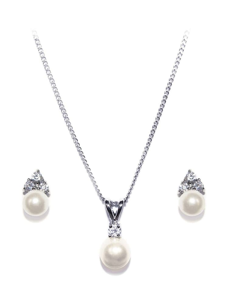 Conjunto de diseño clásico de perlas y cristales de Ivory & Co - Imagen 1 de 4 Conjunto de diseño clásico de perlas y cristales de Ivory & Co - Imagen 1 de 4