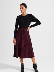 Hobbs Black Knitted Harlie Dress - Image 1 of 4