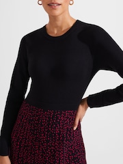 Hobbs Black Knitted Harlie Dress - Image 3 of 4