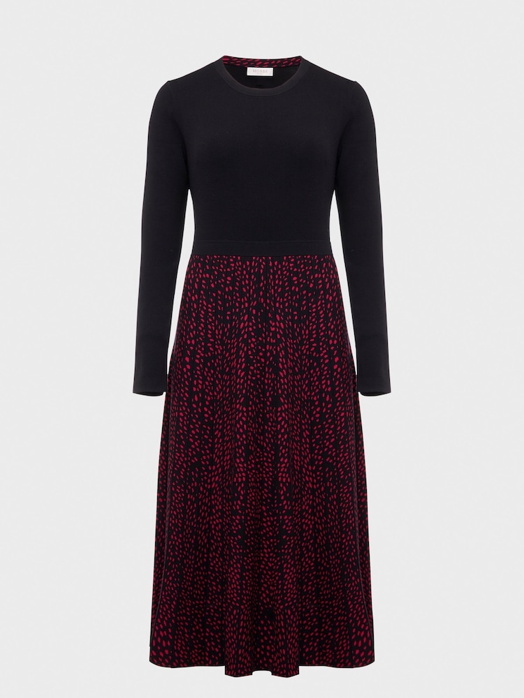 Hobbs Black Knitted Harlie Dress - Image 4 of 4