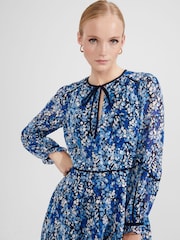 Hobbs Blue Sasha Dress - Image 3 of 4