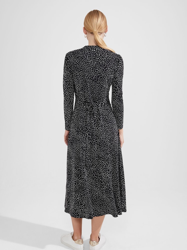 Hobbs Black Jersey Drew Dress - Image 2 of 4 Hobbs Black Jersey Drew Dress - Image 2 of 4