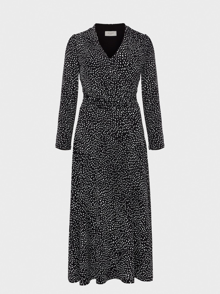 Hobbs Black Jersey Drew Dress - Image 4 of 4 Hobbs Black Jersey Drew Dress - Image 4 of 4