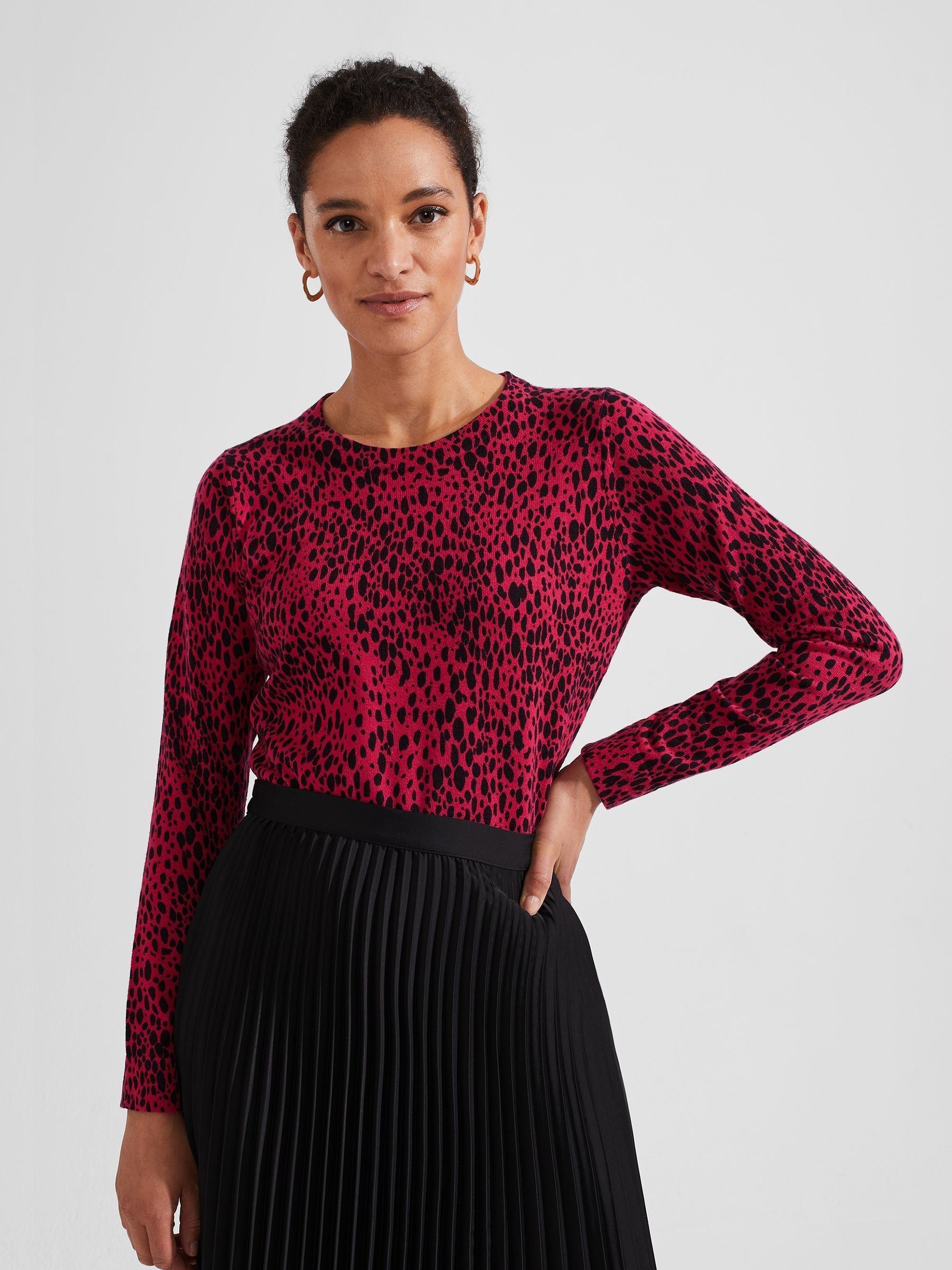 Buy Hobbs Black Harlow Jumper from Next Kuwait