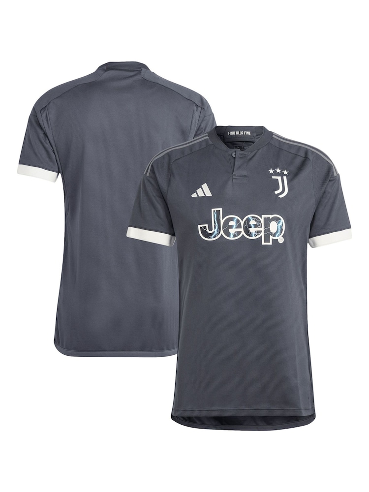 adidas Grey Juventus Third Shirt 2023-24 - Image 1 of 3