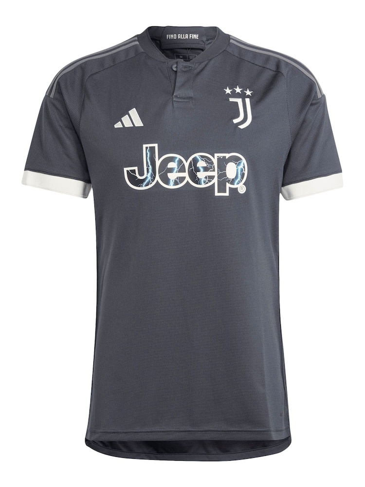 adidas Grey Juventus Third Shirt 2023-24 - Image 2 of 3
