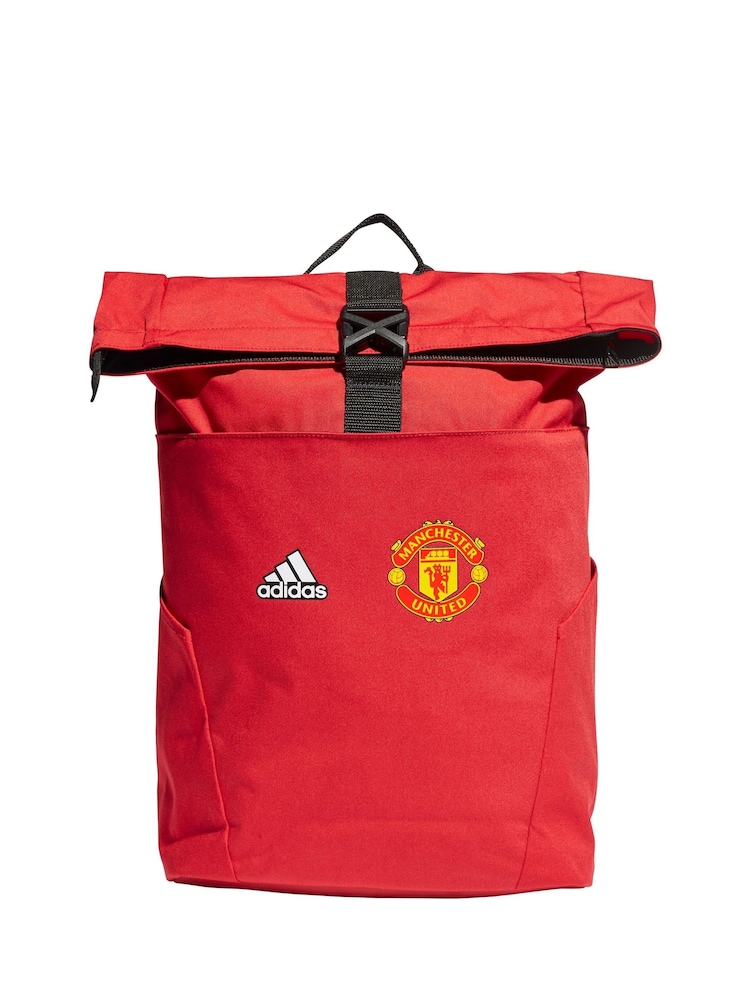 adidas Red 100% Cotton Manchester United Backpack - Image 1 of 3