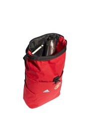 adidas Red 100% Cotton Manchester United Backpack - Image 3 of 3