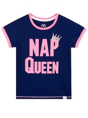 Harry Bear Pink/Blue 100% Cotton Nap Queen Pyjamas - Image 2 of 3