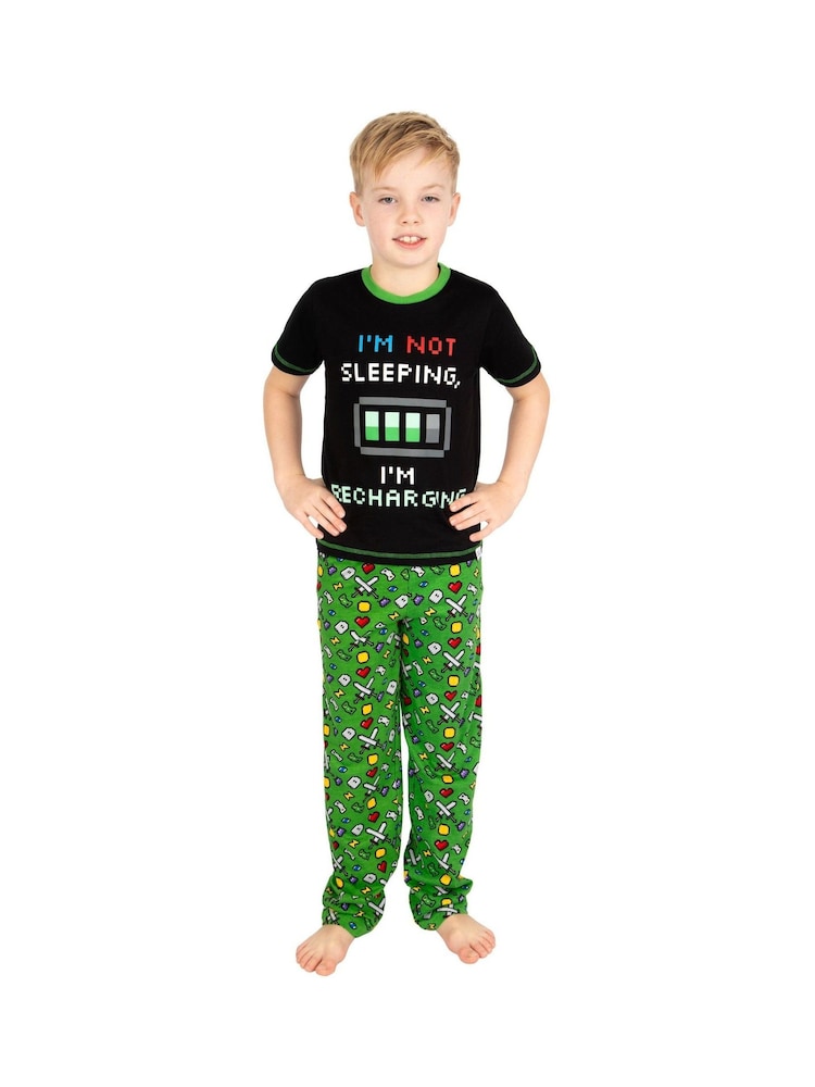 Harry Bear Gaming Glow In The Dark 100% Cotton Pyjamas - Image 4 of 12
