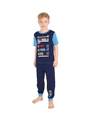Harry Bear Blue WiFi 100% Cotton Pyjamas - Image 1 of 12
