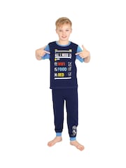 Harry Bear Blue WiFi 100% Cotton Pyjamas - Image 5 of 12