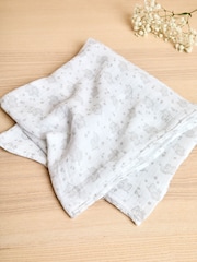 JoJo Maman Bébé Grey Elephant Extra Large Muslin - Image 1 of 4