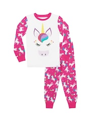 Harry Bear Pink Unicorn Pyjamas - Image 1 of 3
