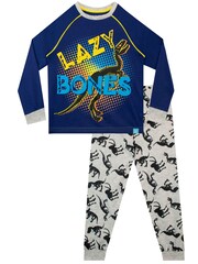 Harry Bear Grey Lazy Bones Pyjamas - Image 1 of 5
