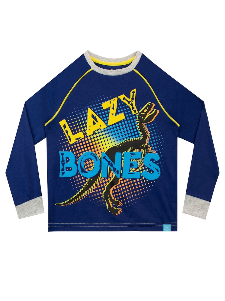 Harry Bear Grey Lazy Bones Pyjamas - Image 2 of 5