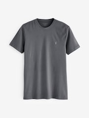 AllSaints Green Brace Crew T-Shirts 3 Pack - Image 4 of 9