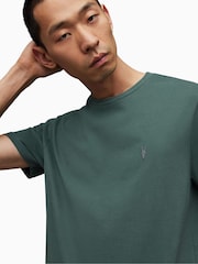 AllSaints Green Brace Crew T-Shirts 3 Pack - Image 8 of 9