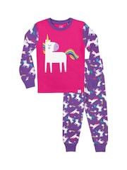 Harry Bear Purple Unicorn Pyjamas - Image 1 of 3