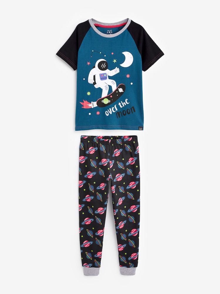 Harry Bear Over The Moon 100% Cotton Pyjamas - صورة 1 من 6