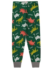 Harry Bear Green Jurassic Dinosaur Pyjamas - Snuggle Fit - Image 3 of 3