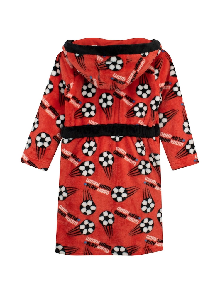 Harry Bear Red Football Dressing Gown - Image 5 of 5