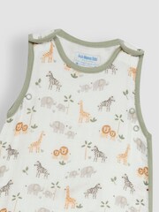 JoJo Maman Bébé Soft Safari 1 Tog Baby Muslin Sleeping Bag - Image 3 of 4