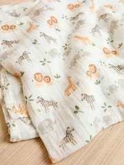 JoJo Maman Bébé Soft Safari Extra Large Muslin - Image 2 of 4