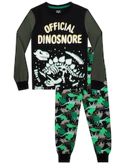 Harry Bear Green Dinosaur Snuggle Fit Pyjamas - Image 1 of 5