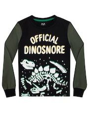 Harry Bear Green Dinosaur Snuggle Fit Pyjamas - Image 2 of 5
