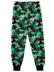 Harry Bear Green Dinosaur Snuggle Fit Pyjamas - Image 3 of 5