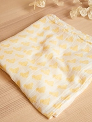 JoJo Maman Bébé Yellow Duck Extra Large Muslin - Image 1 of 4