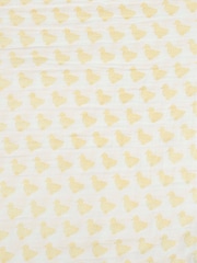 JoJo Maman Bébé Yellow Duck Extra Large Muslin - Image 4 of 4