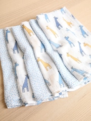 JoJo Maman Bébé 6-Pack Muslins - Image 1 of 4