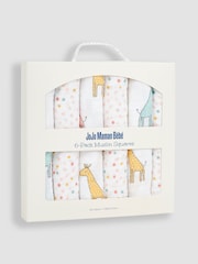 JoJo Maman Bébé 6-Pack Muslins - Image 3 of 3
