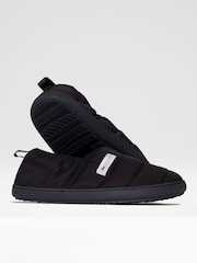 Threadbare Black Thinsulate Padded Mule Slippers - Image 2 of 5