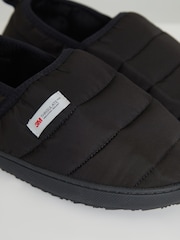 Threadbare Black Thinsulate Padded Mule Slippers - Image 4 of 5