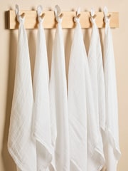 JoJo Maman Bébé 6-Pack Muslins - Image 3 of 5