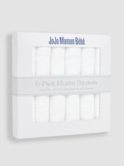 JoJo Maman Bébé 6-Pack Muslins - Image 4 of 5