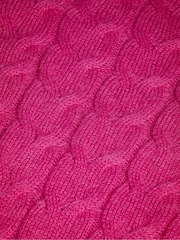 Ted Baker Pink Veolaa Cable Knit Sweater - Image 2 of 2