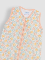 JoJo Maman Bébé Apples & Oranges 1 Tog Toddler Muslin Sleeping Bag - Image 2 of 2