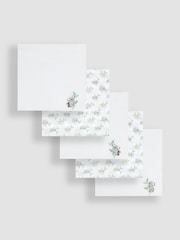 Pack de 5 muselinas cuadradas con bordados de JoJo Maman Bébé - Imagen 2 de 3