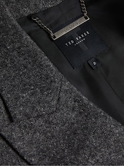 Ted Baker Grey Jaiddee Double Breasted Crop Blazer - Image 4 of 8