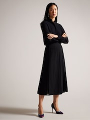 Ted Baker Black Orlas Printed Satin 103mm Court Shoes - Image 5 of 5