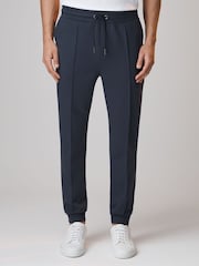 Reiss x McLaren F1 Team Airforce Blue McLaren F1 Interlock Jersey Drawstring Joggers - Image 1 of 9