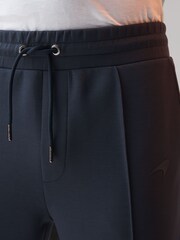 Reiss x McLaren F1 Team Airforce Blue McLaren F1 Interlock Jersey Drawstring Joggers - Image 4 of 9