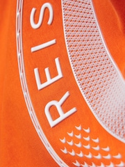 Reiss x McLaren F1 Team Papaya McLaren F1 Oversized Cotton Crew Neck T-Shirt - Image 10 of 10